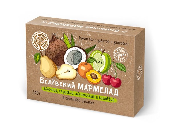 №2 Мармелад белевский на фруктозе 240г  в Тольятти
