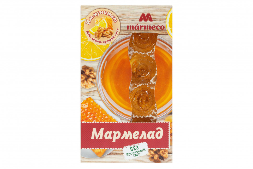  Мармелад "Иммунитет"  Мёд, лимон, грецкий орех, 180г  в Тольятти